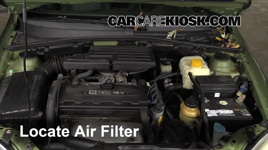 2005 Suzuki Forenza LX 2.0L 4 Cyl. Wagon Filtro de aire (motor) Cambio
